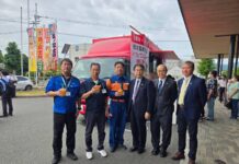 一杯冰涼果汁一份陪伴 黃偉哲攜臺南心意為熊本加油