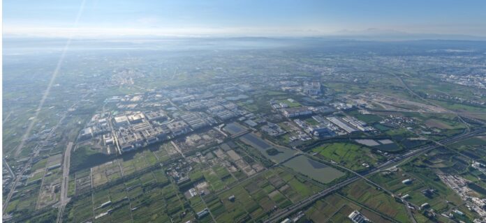 南科與特定區A區空拍圖